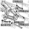 FEBEST CRAB-035 Control Arm-/Trailing Arm Bush